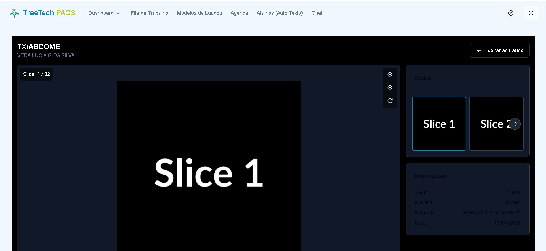 Visualizador de Imagens DICOM